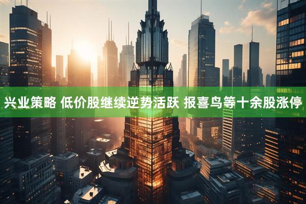 兴业策略 低价股继续逆势活跃 报喜鸟等十余股涨停