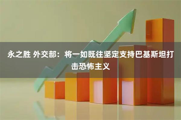 永之胜 外交部：将一如既往坚定支持巴基斯坦打击恐怖主义