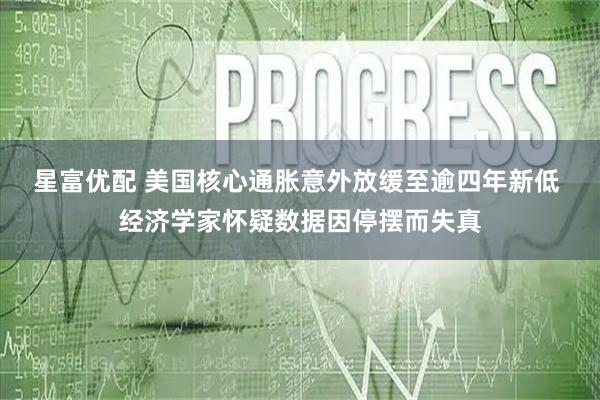星富优配 美国核心通胀意外放缓至逾四年新低 经济学家怀疑数据因停摆而失真