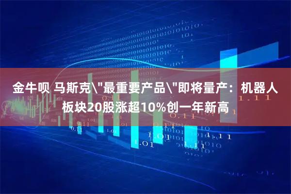 金牛呗 马斯克